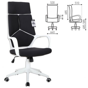 Кресло офисное BRABIX Prime EX-515 (черная ткань) в Майском - majskij.mebel54.com | фото