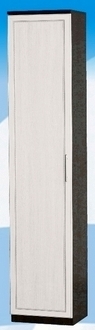 Шкаф высокий ДЛЯ ГОСТИНОЙ ШВ-450 Венге/Дуб выбеленный в Майском - majskij.mebel54.com | фото